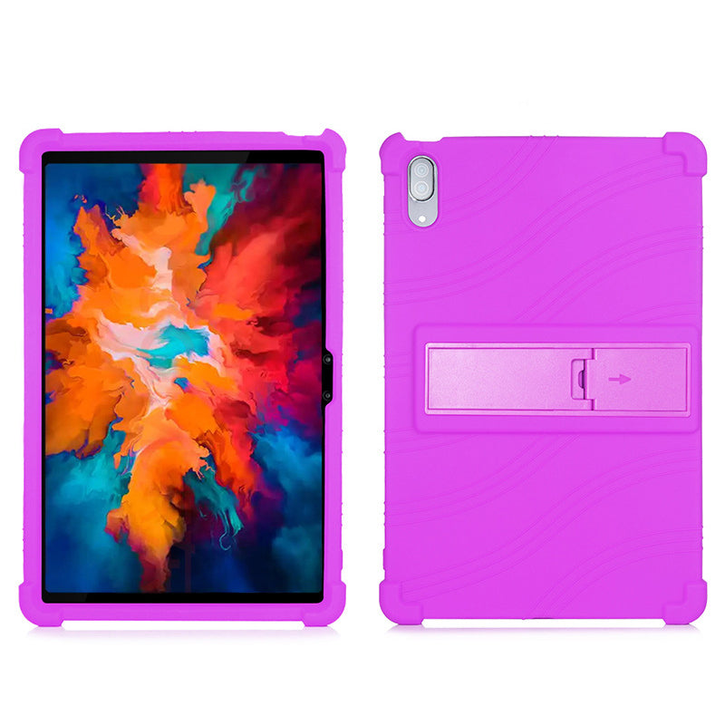 For Lenovo Tab P11 Pro (2020) TB-J706F Anti-Slip Silicone Protective Skin Shockproof Tablet Cover with PC Kickstand For Lenovo Tab P11 Pro (2020) TB-J706F Anti-Slip Silicone Protective Skin Shockproof Tablet Cover with PC Kickstand